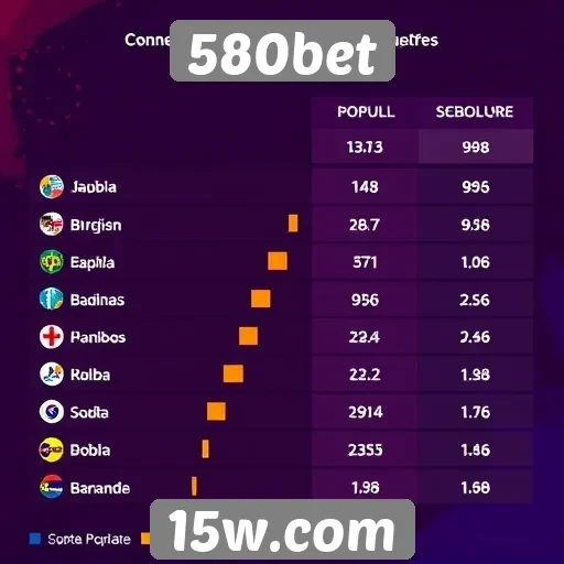 Estatísticas de popularidade do 580bet entre jogadores